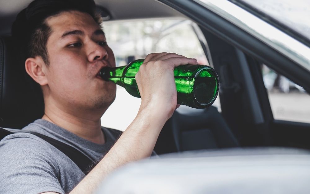 drinking while driving
