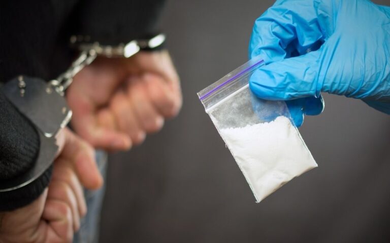 caught in possession of illegal substance