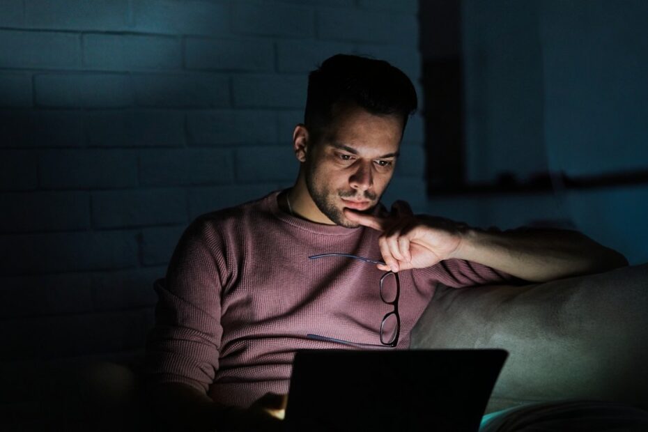 Man checking social media. But How Does Social Media Impact NSW Trials?